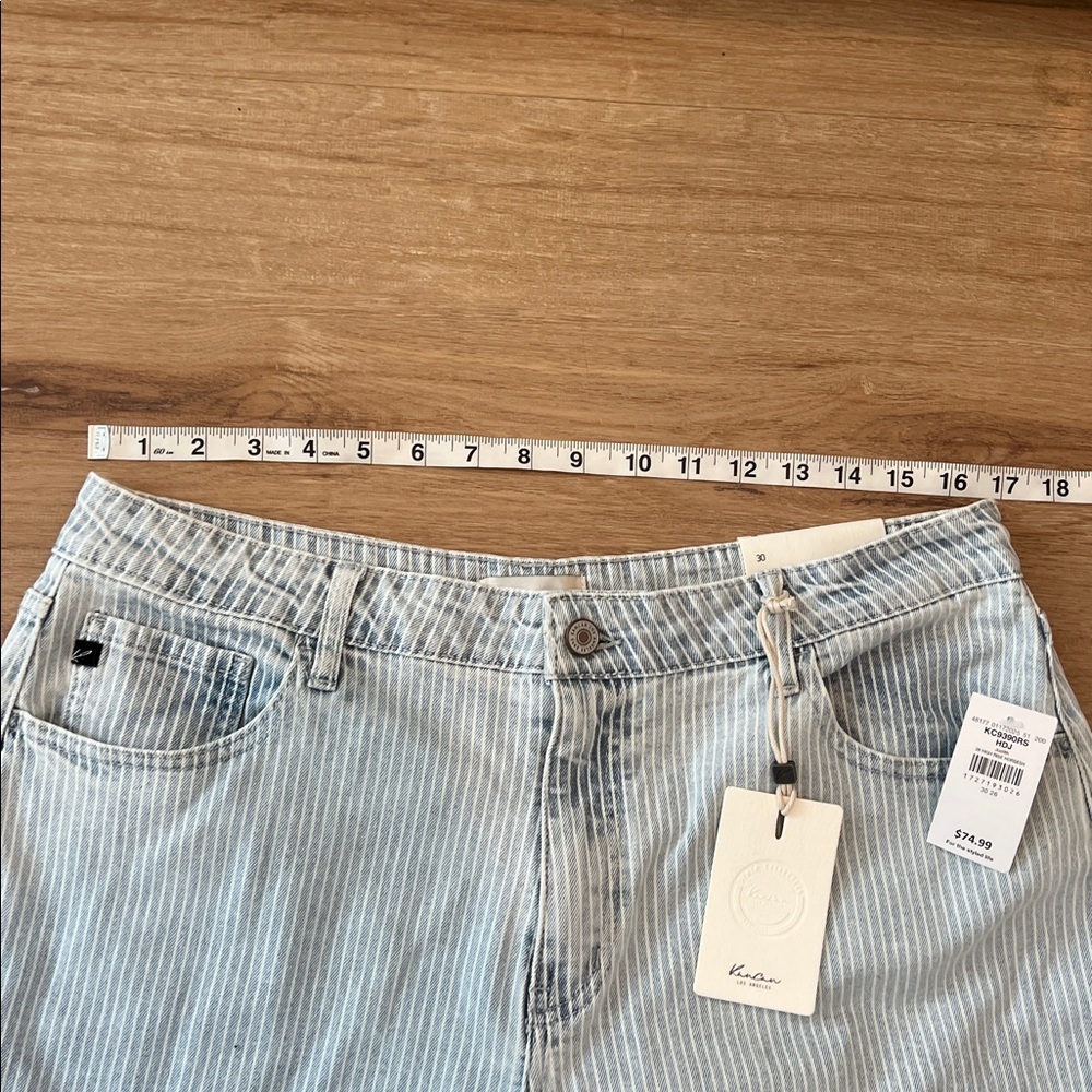 Kancan Horseshoe Striped Stretch Jean Size - 30 NWT - Picture 11 of 11